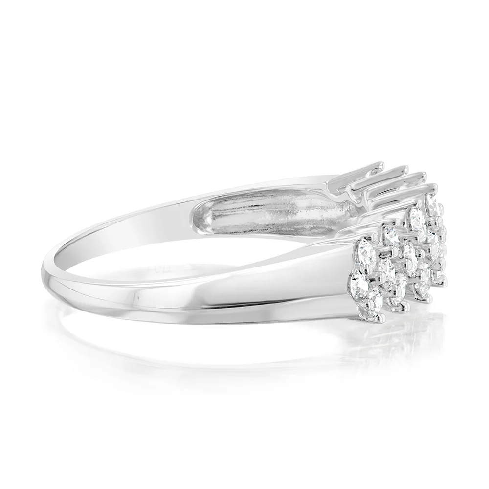 Luminesce Lab Grown 1 Carat Diamond Ring in Sterling Silver - Image 2