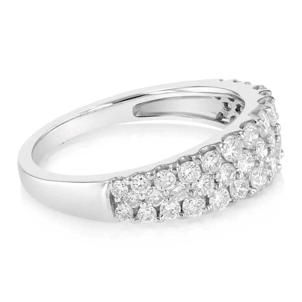 Luminesce Lab Grown 1 Carat Diamond Ring in Sterling Silver - Image 2