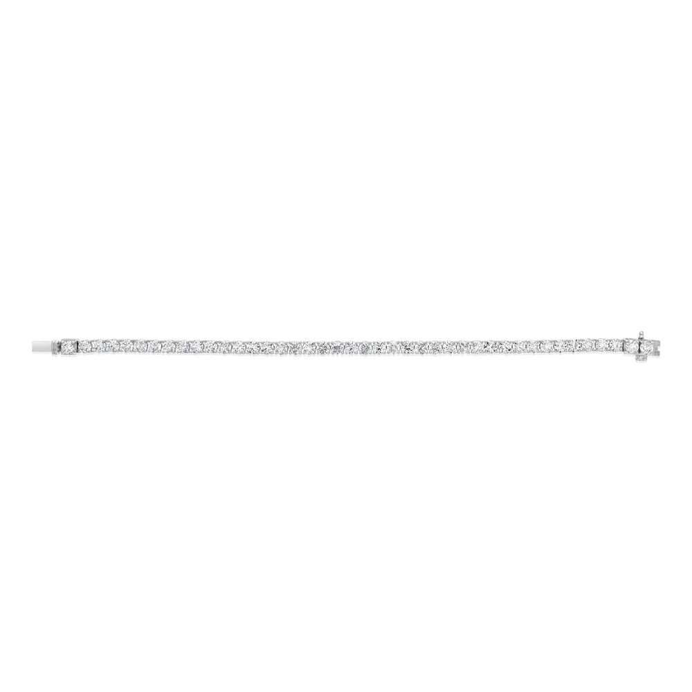 Luminesce Lab Grown 10 Carats Diamond 18cm Tennis Bracelet in 9ct White Gold - Image 2
