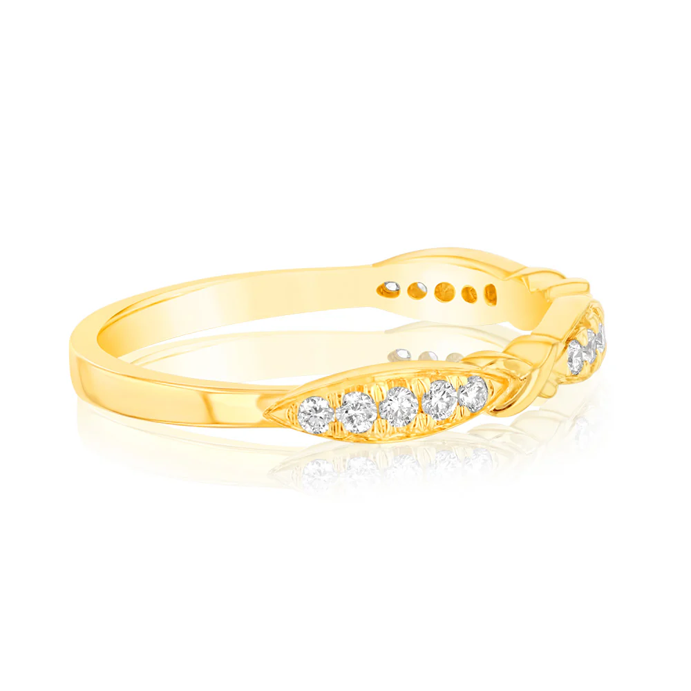 Luminesce Lab Grown 15 Diamond  Ring in 9ct Yellow Gold - Image 2