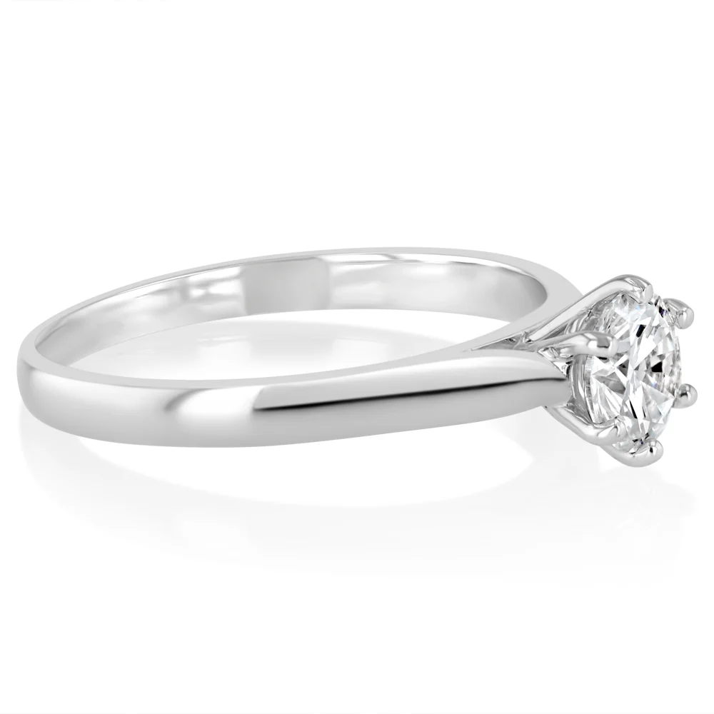 Luminesce Lab Grown 18ct White Gold 0.80 Carat Diamond Ring - Image 2