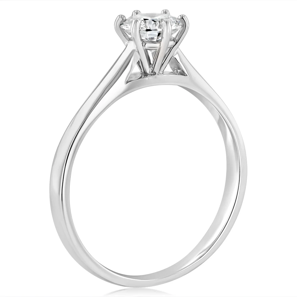 Luminesce Lab Grown 18ct White Gold 0.80 Carat Diamond Ring - Image 3