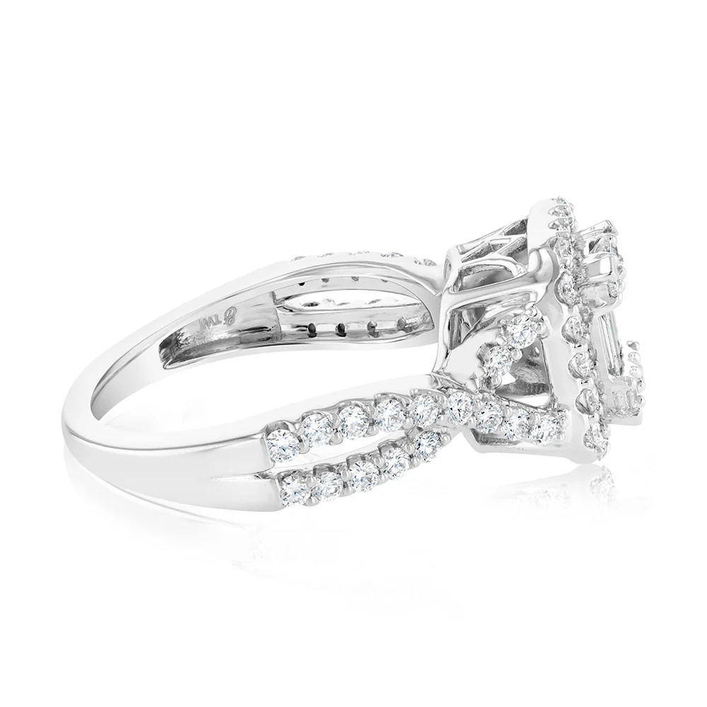 Luminesce Lab Grown 18ct White Gold 1 Carat Diamond Ring - Image 2