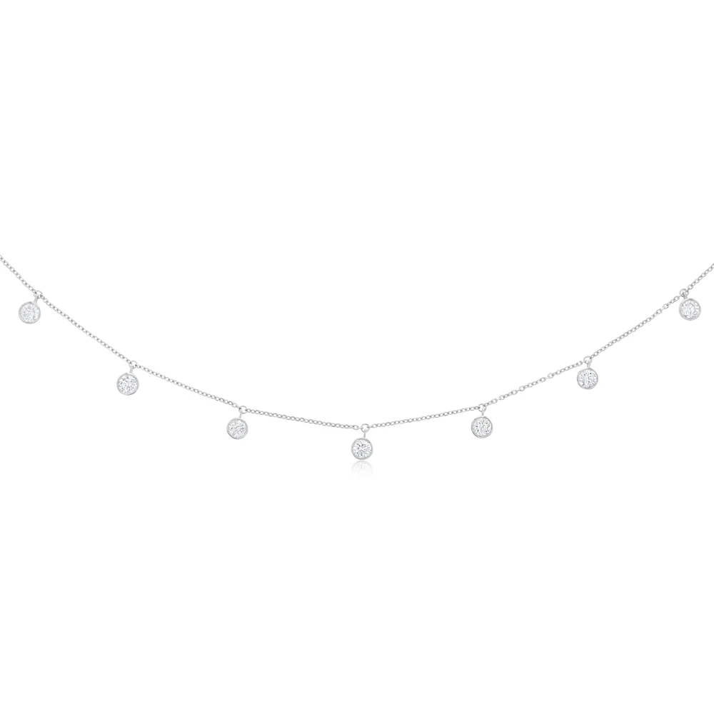 Luminesce Lab Grown 2.50 Carat Diamond Pendant 45cm Necklace in Sterling Silver - Image 2