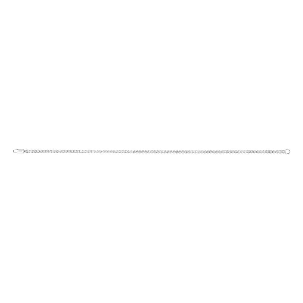 Luminesce Lab Grown 2 Carat Diamond Tennis Bracelet in 10ct White Gold - Image 2