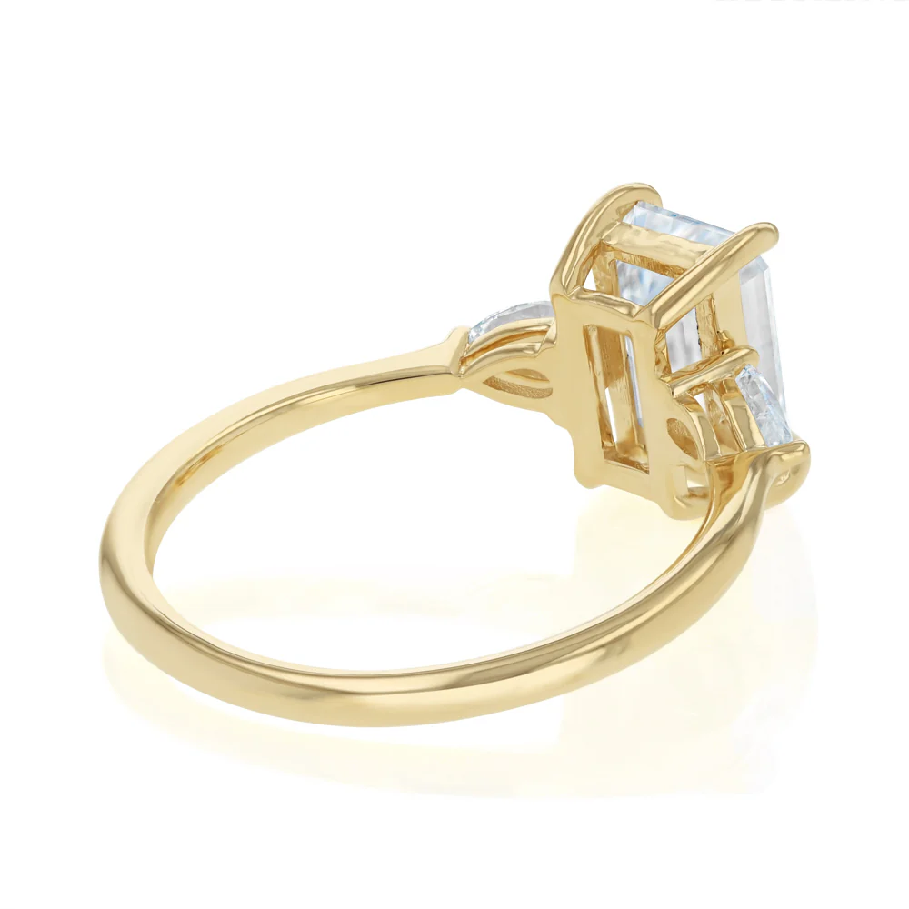 Luminesce Lab Grown 3.40 Carat Diamond Ring in 9ct Yellow Gold - Image 4