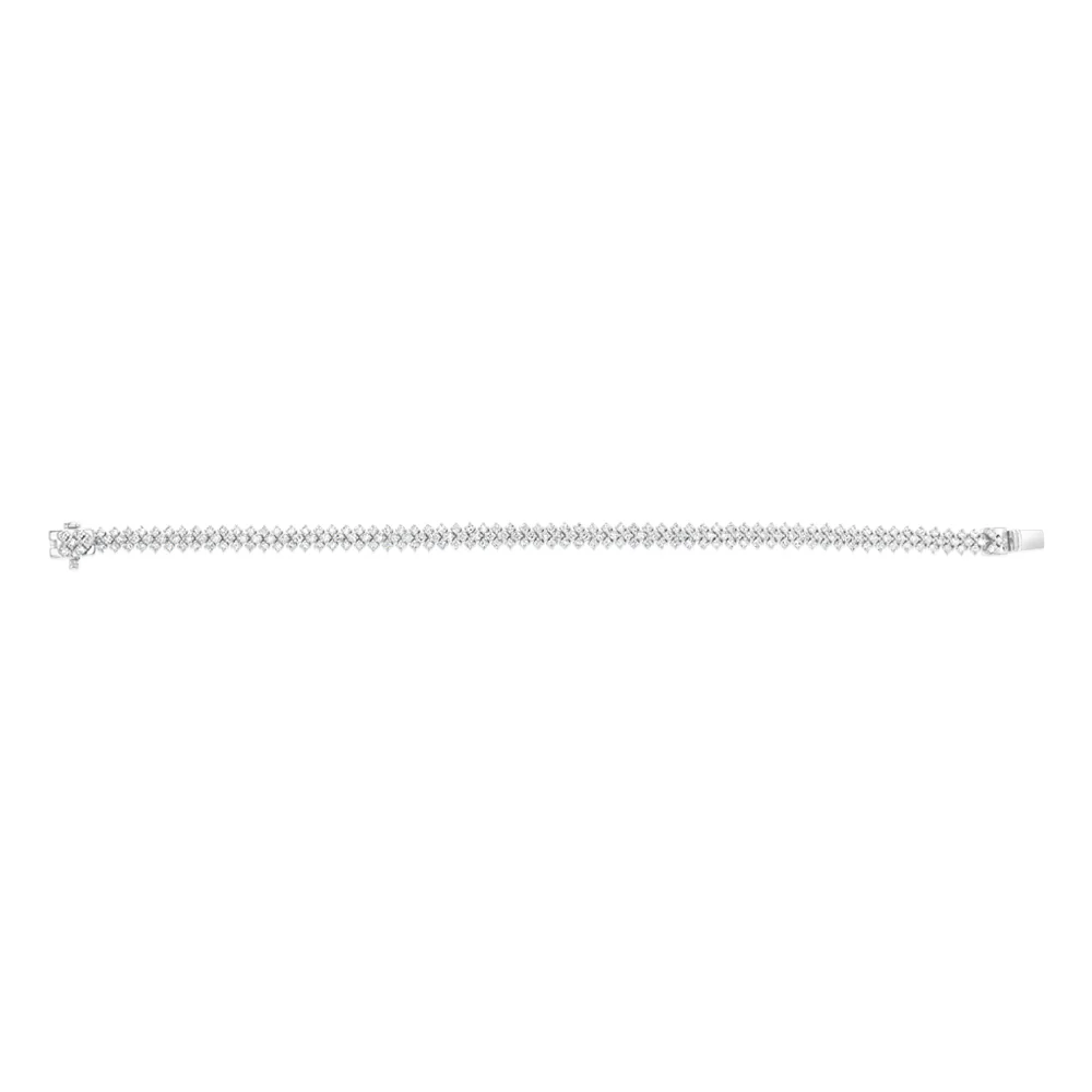 Luminesce Lab Grown 3 Carat Diamond Bracelet in Sterling Silver - Image 2