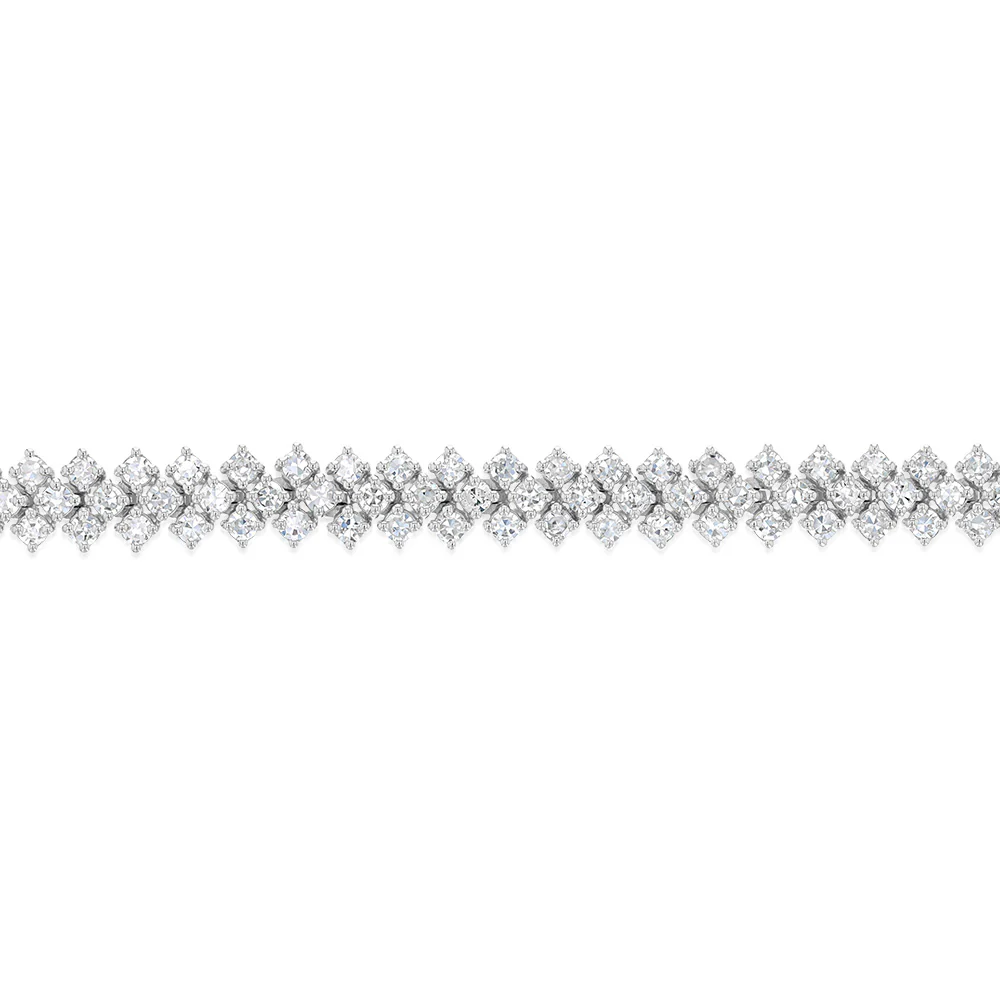 Luminesce Lab Grown 3 Carat Diamond Bracelet in Sterling Silver - Image 3