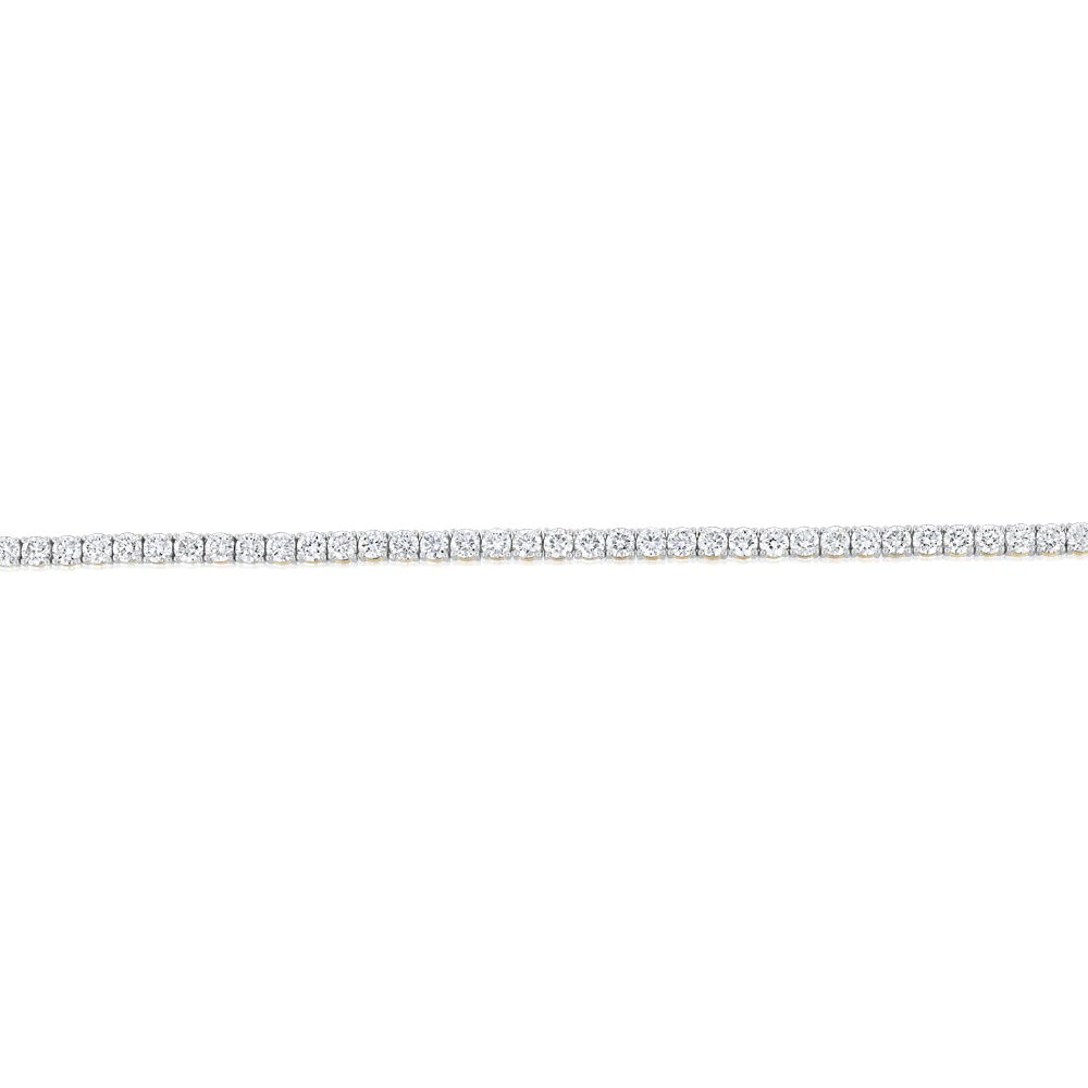Luminesce Lab Grown 5 Carat Diamond Tennis Bracelet in 9ct Yellow Gold - Image 2
