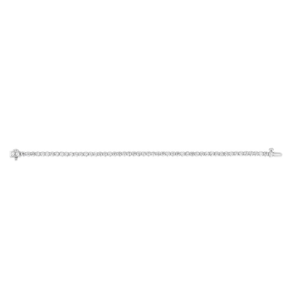 Luminesce Lab Grown 5 Carat Diamond Tennis Bracelet in Platinum - Image 2