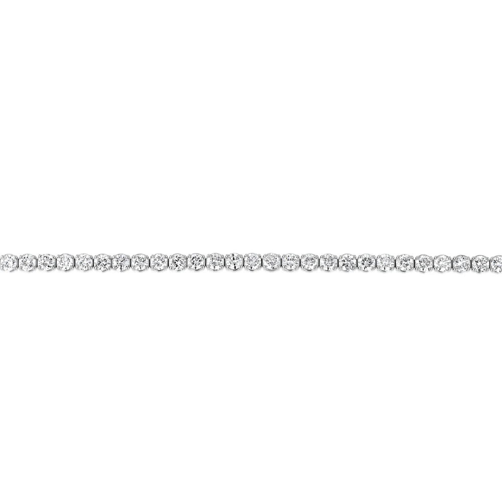 Luminesce Lab Grown 5 Carat Diamond Tennis Bracelet in Platinum - Image 3