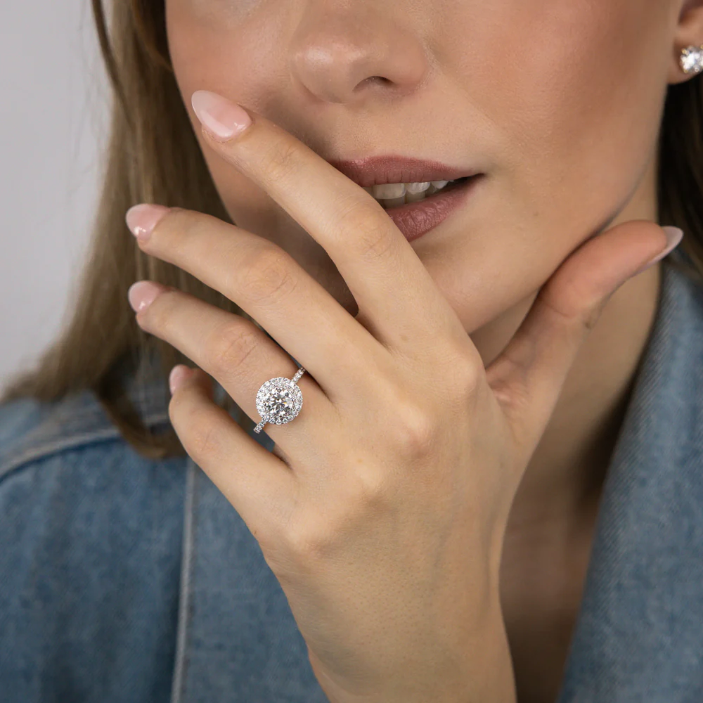 Luminesce Lab Grown Diamond 1.5 Carat Solitaire Fancy Ring in 9ct Yellow Gold - Image 3
