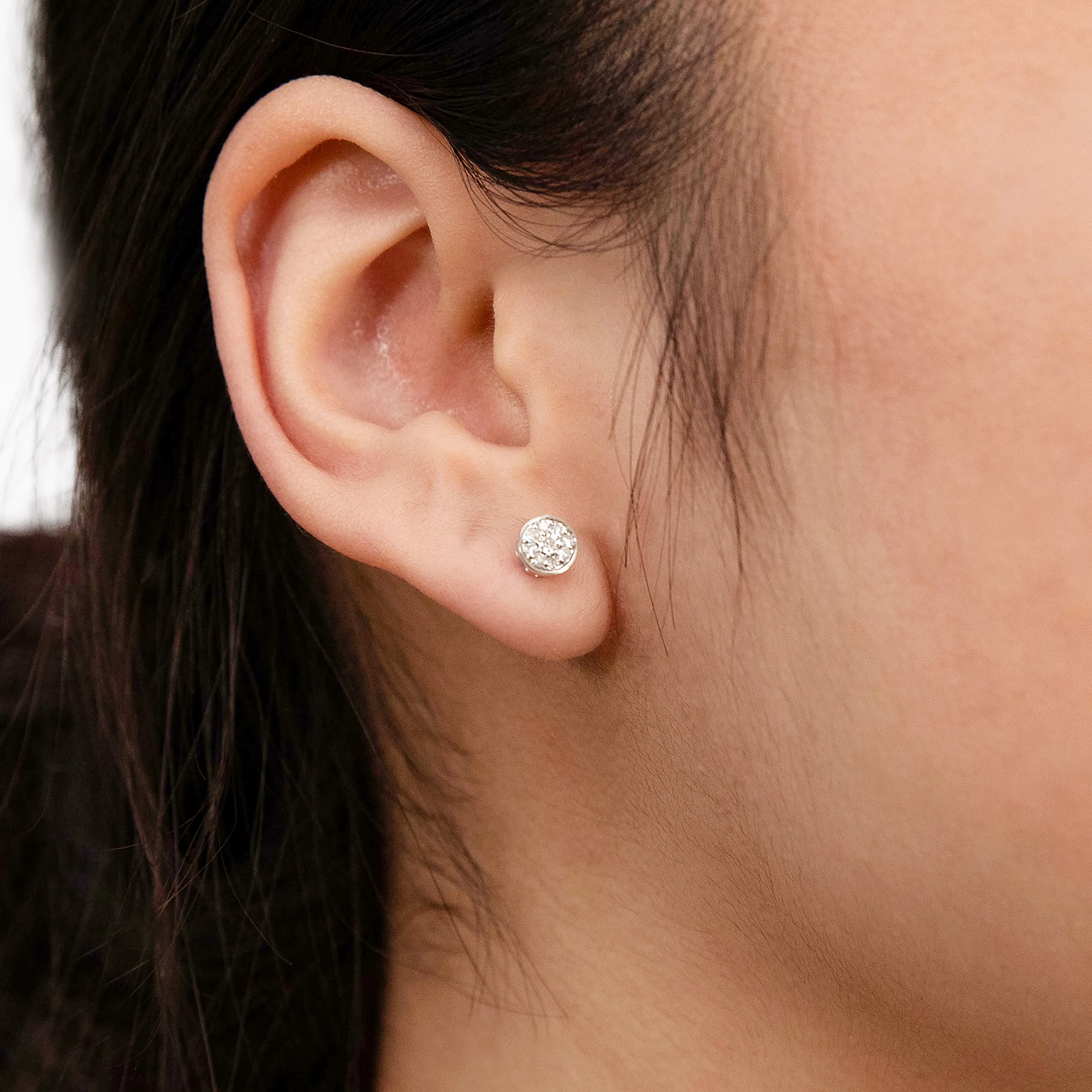 Luminesce Lab Grown Diamond Cluster Studs - Image 2