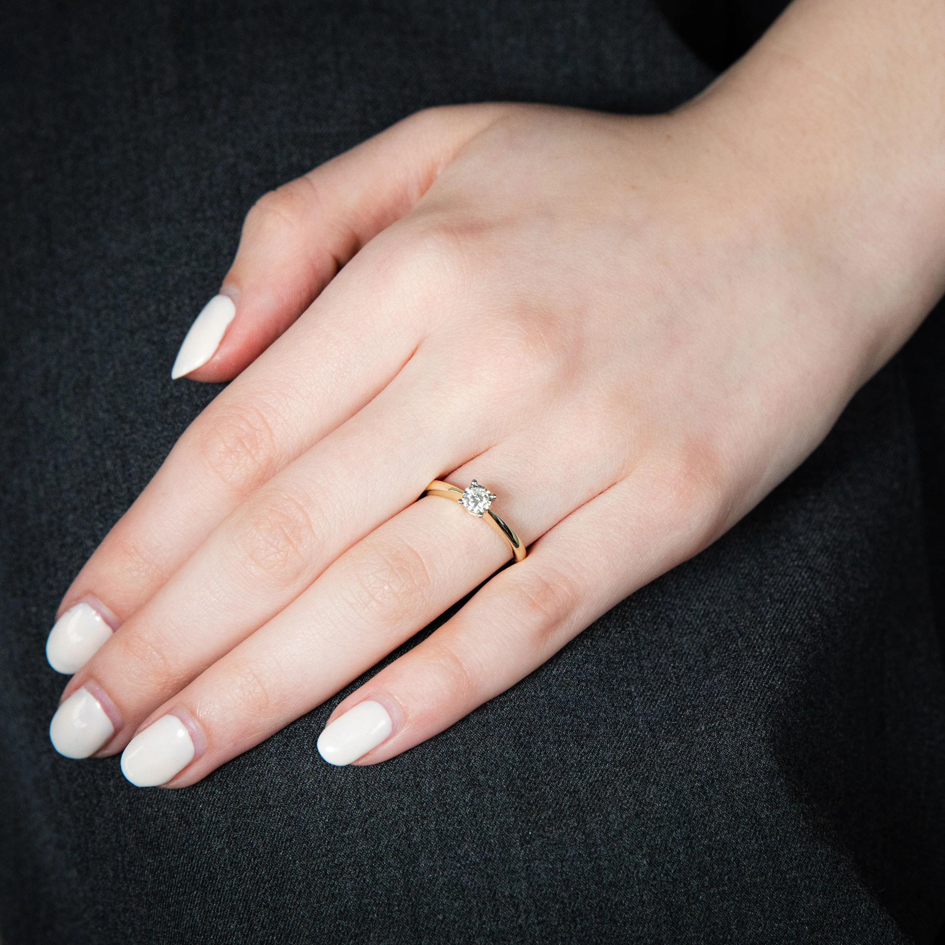 Luminesce Lab Grown Diamond Ring in 9ct Yellow Gold - Image 3