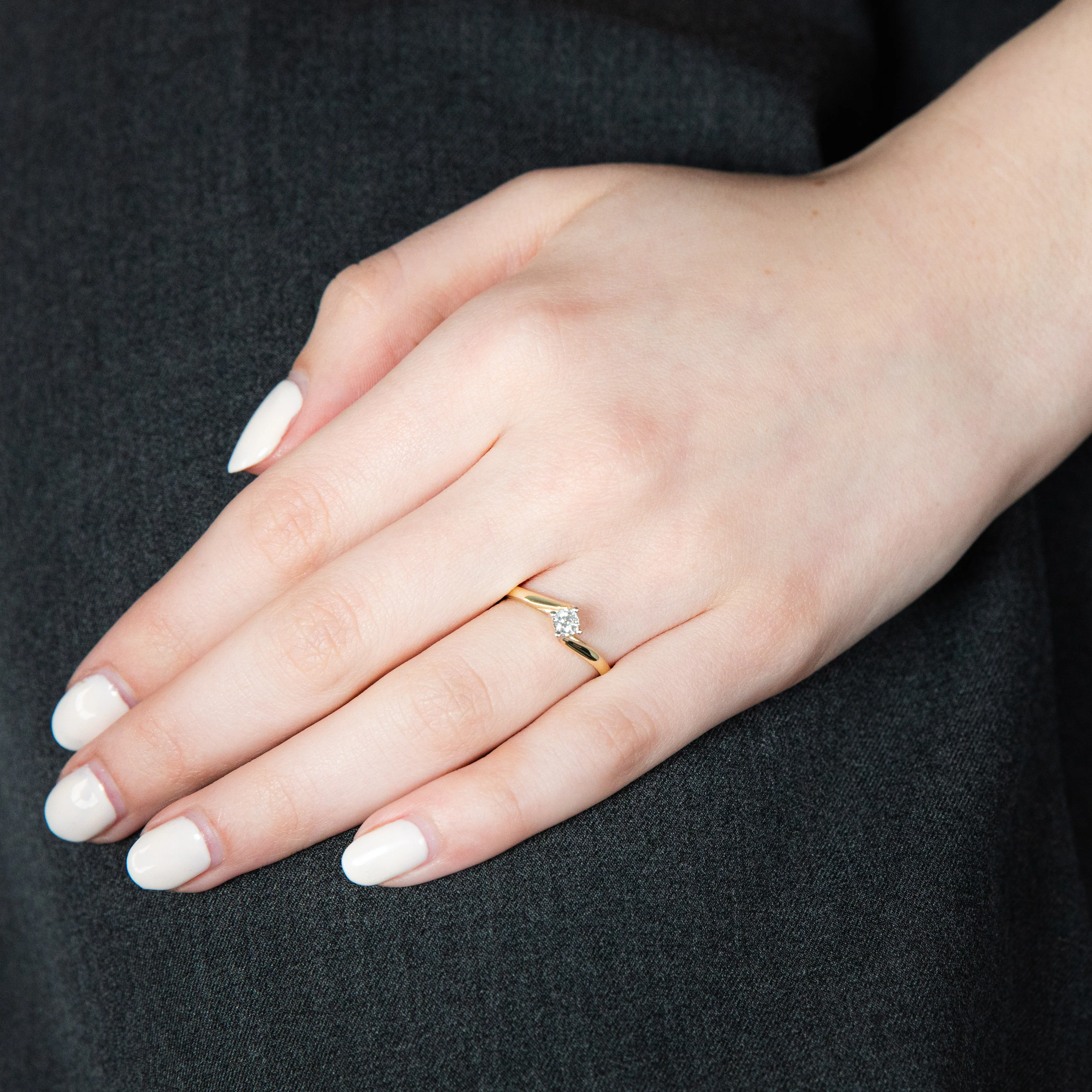 Luminesce Lab Grown Diamond Ring in 9ct Yellow Gold - Image 3
