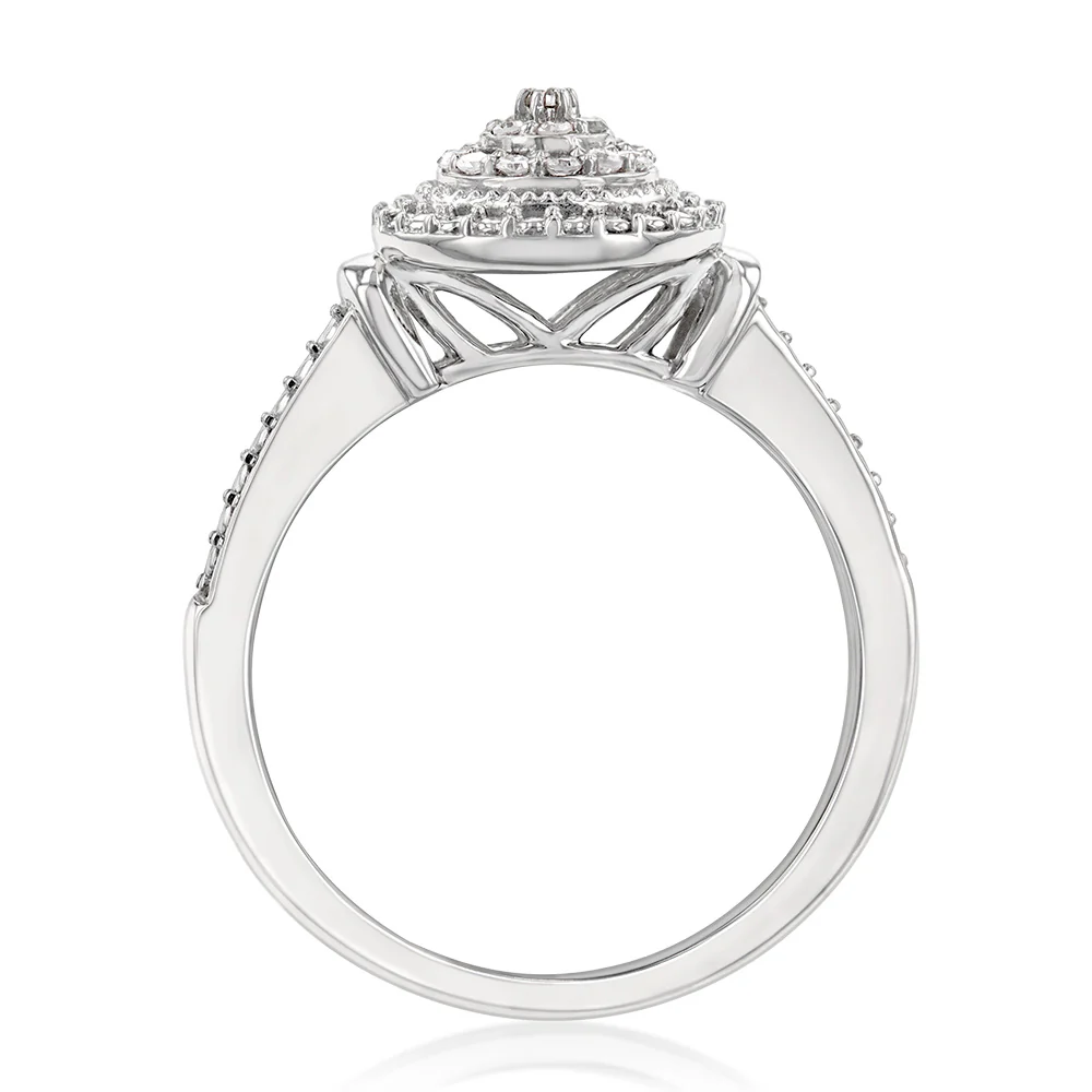 Luminesce Lab Grown Diamond Ring in Silver - Image 2