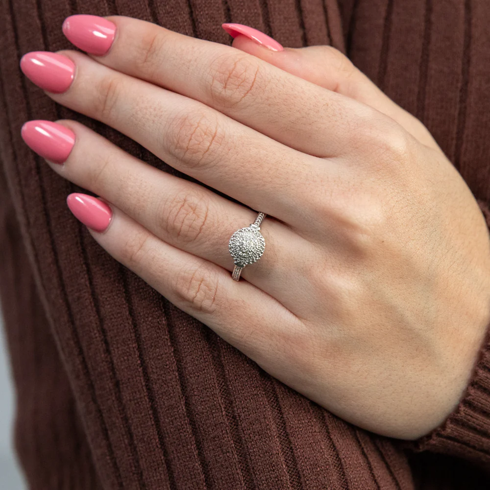Luminesce Lab Grown Diamond Ring in Silver - Image 3