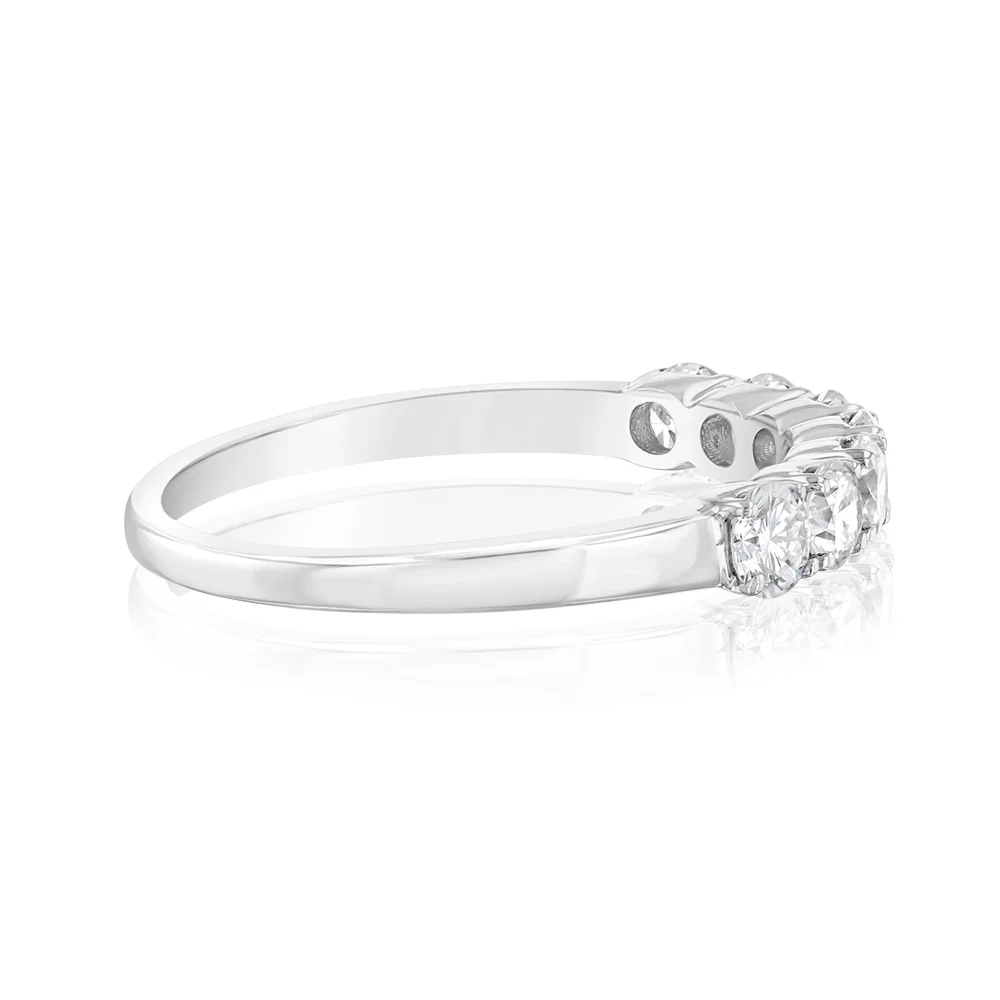 Luminesce Lab Grown Platinum 0.70 Carat Diamond Eternity Ring - Image 2