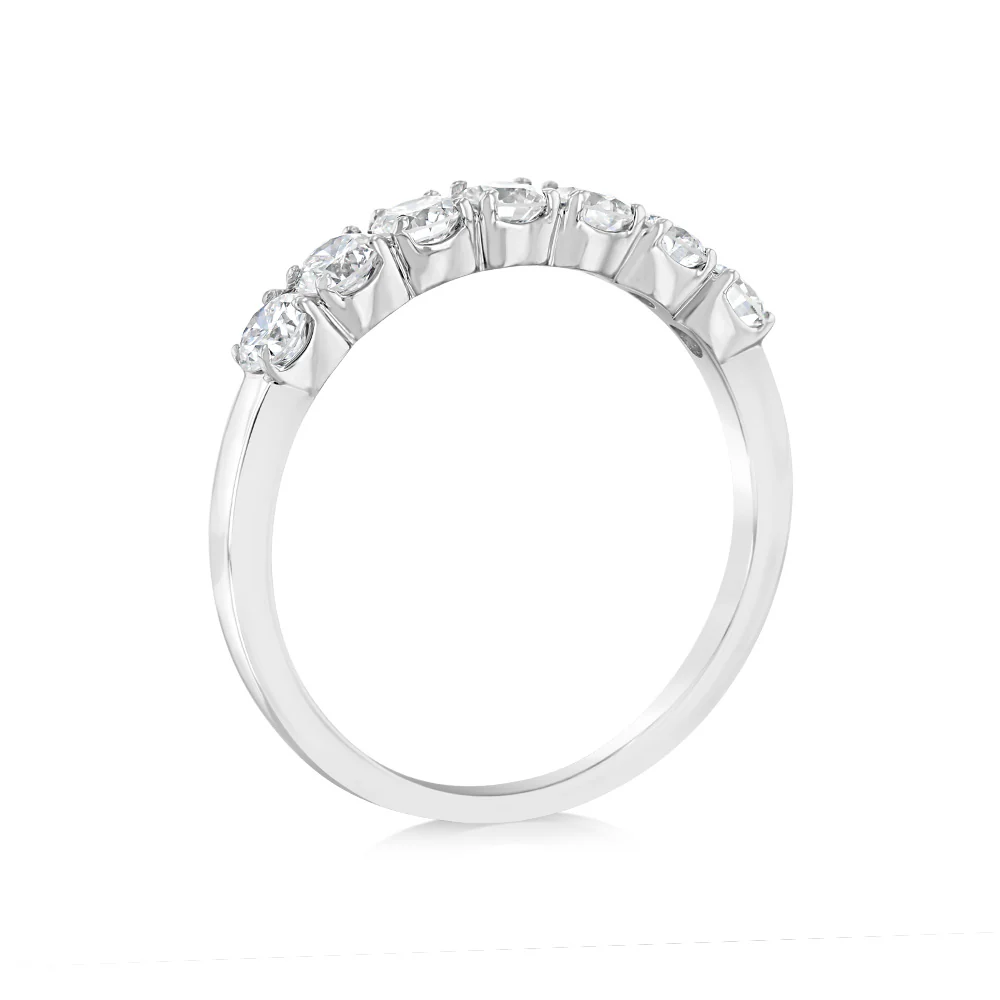 Luminesce Lab Grown Platinum 0.70 Carat Diamond Eternity Ring - Image 3