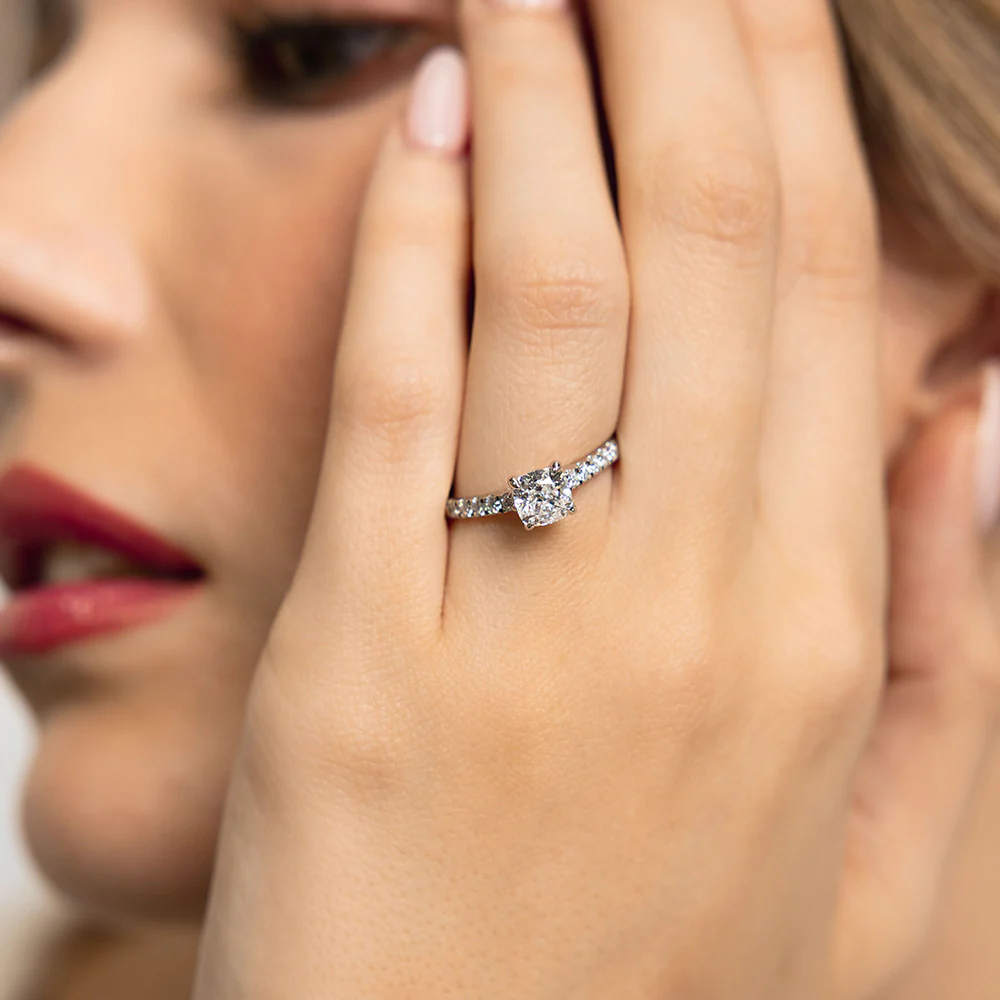Luminesce Lab Grown Platinum 1.2 Carat Diamond Ring - Image 5