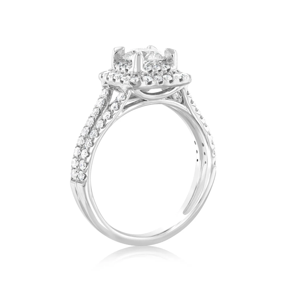 Luminesce Lab Grown Platinum 1.2 Carat Diamond Ring - Image 3