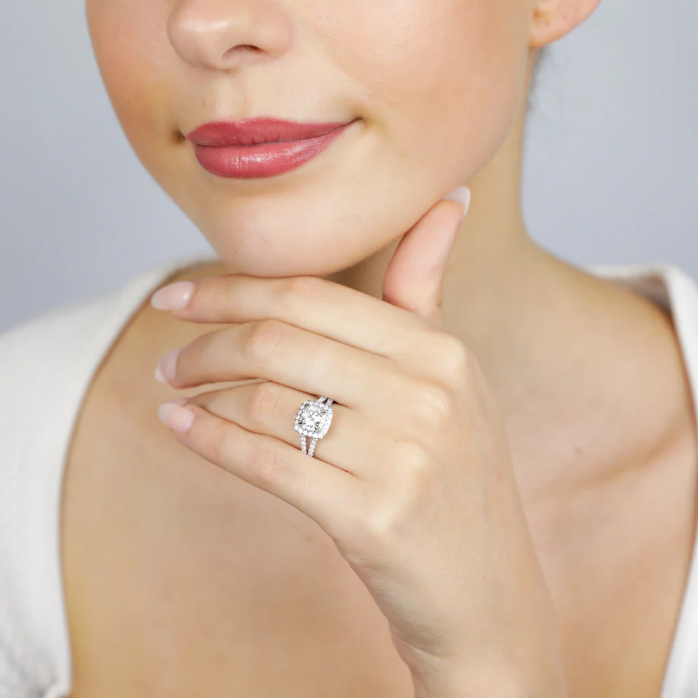 Luminesce Lab Grown Platinum 1.2 Carat Diamond Ring - Image 4