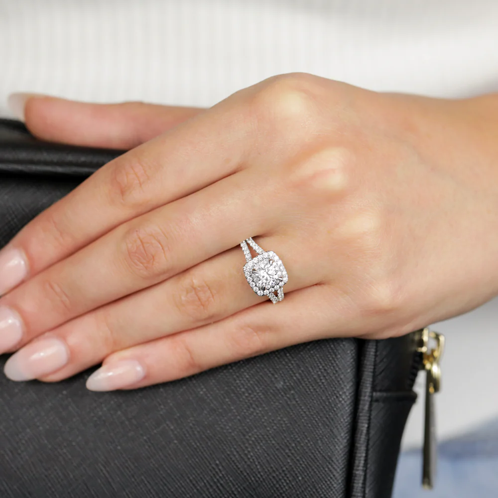 Luminesce Lab Grown Platinum 1.2 Carat Diamond Ring - Image 5