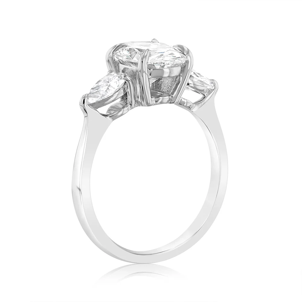 Luminesce Lab Grown Platinum 2.6 Carat Diamond Ring - Image 3