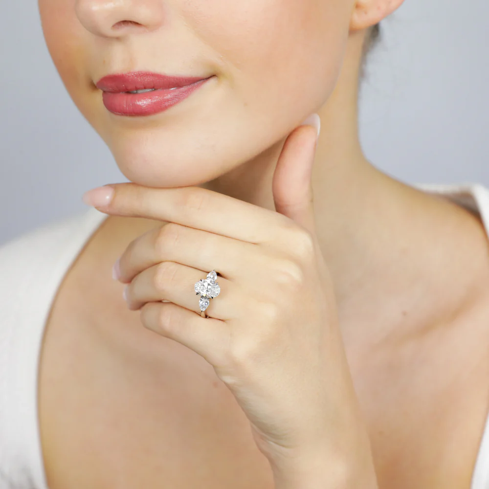 Luminesce Lab Grown Platinum 2.6 Carat Diamond Ring - Image 4