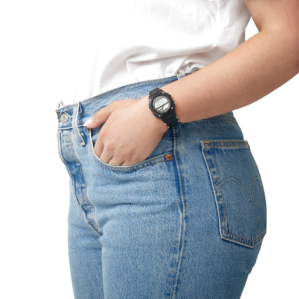 Maxum X2214L1 Black and Gold Digital Unisex Watch - Image 7