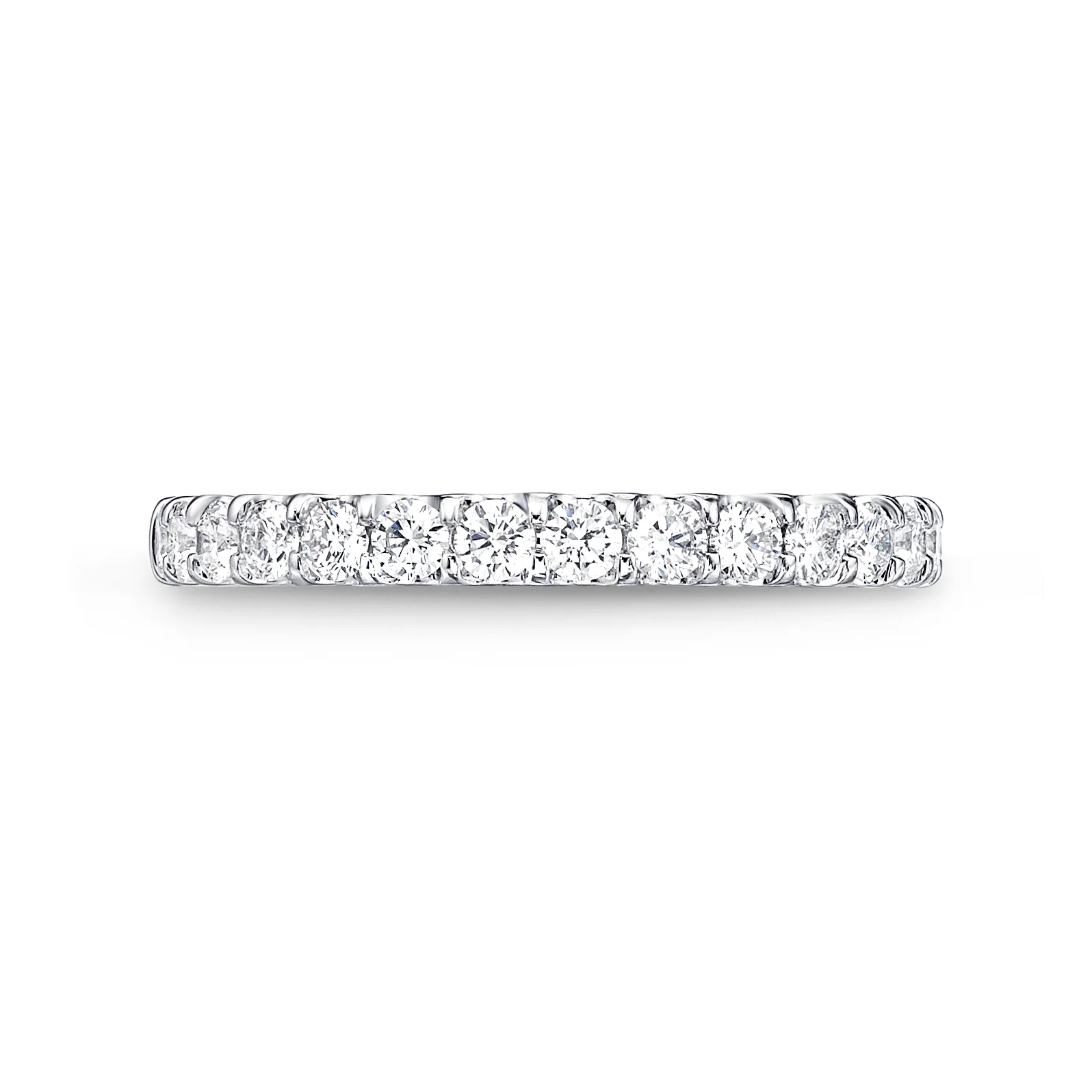 Memoire 18ct White Gold 1/2 Carat Diamond Odessa Eternity Ring - Image 2