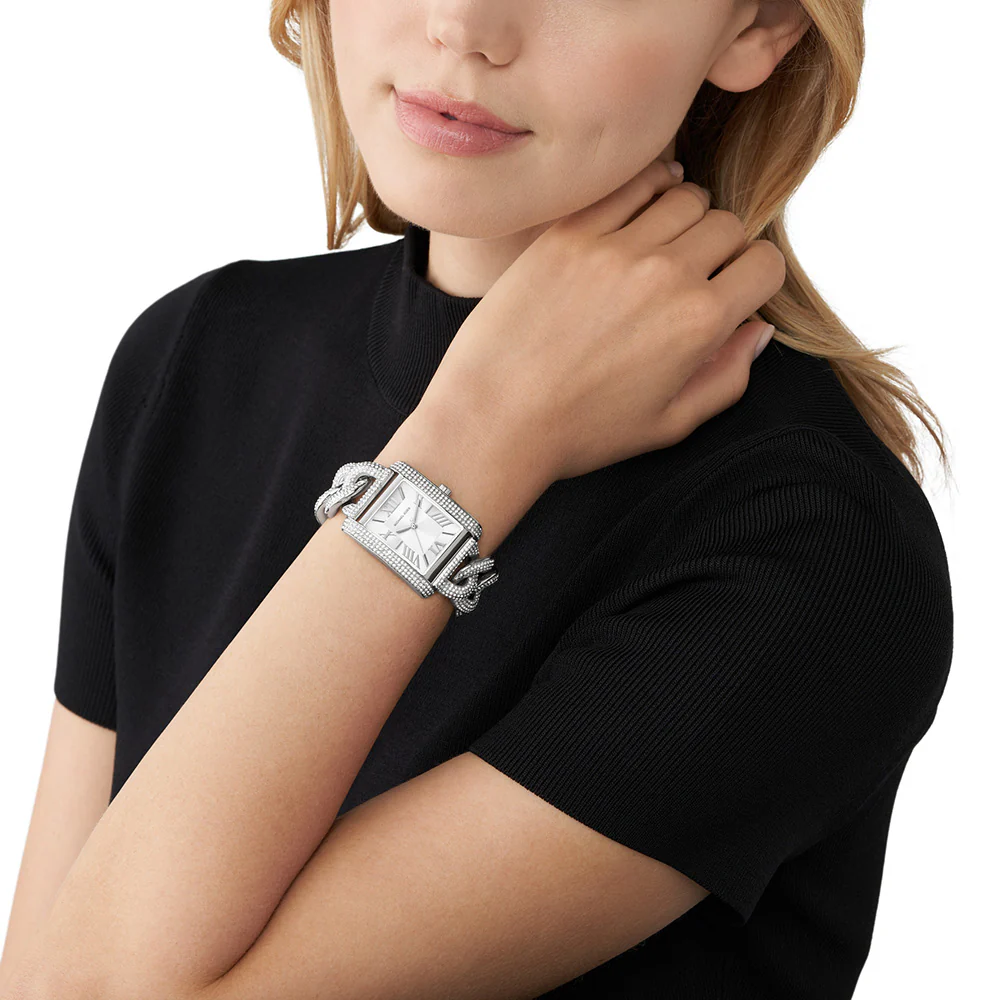 Michae Kors MK7299 Emery Curb Chain Bracelet Watch - Image 4