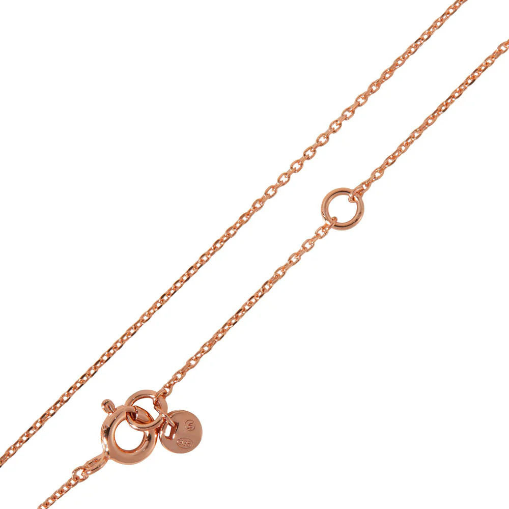 Michael Kors 14ct Rose Gold Plated Stainless Steel Premium Mixed Stone Pendant with Chain - Image 4