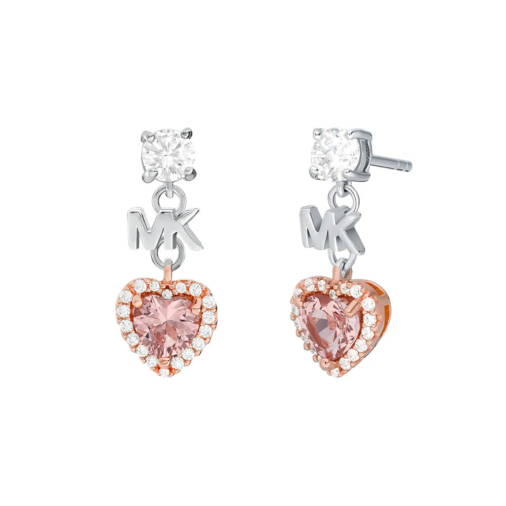 Michael Kors Double Tone Gold Plated Sterling Silver Premium Stud Earring - Image 2