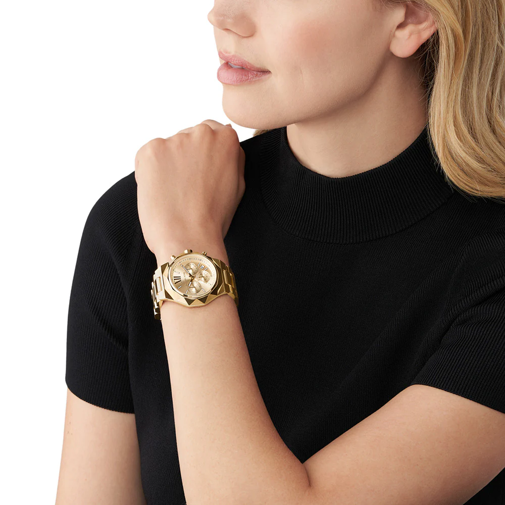 Michael Kors MK4690 Raquel Gold Tone Womens Watch - Image 4