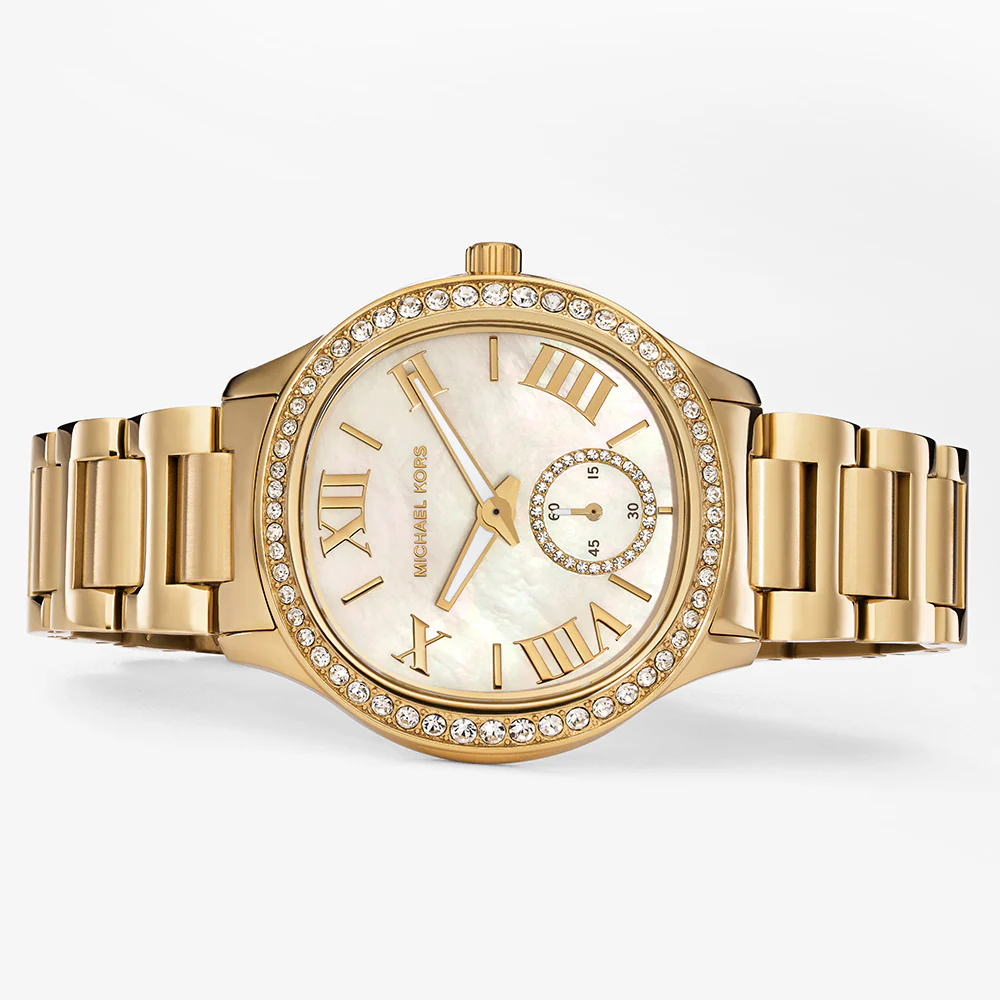 Michael Kors MK4805 Sage Gold Tone Ladies Watch - Image 6