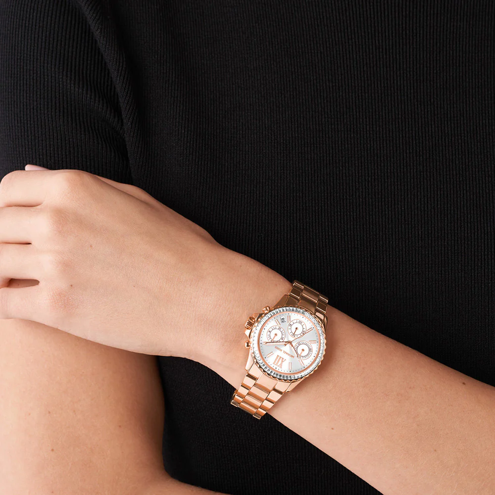 Michael Kors MK7213 Everest Rose Tone Womens Watch - Image 6