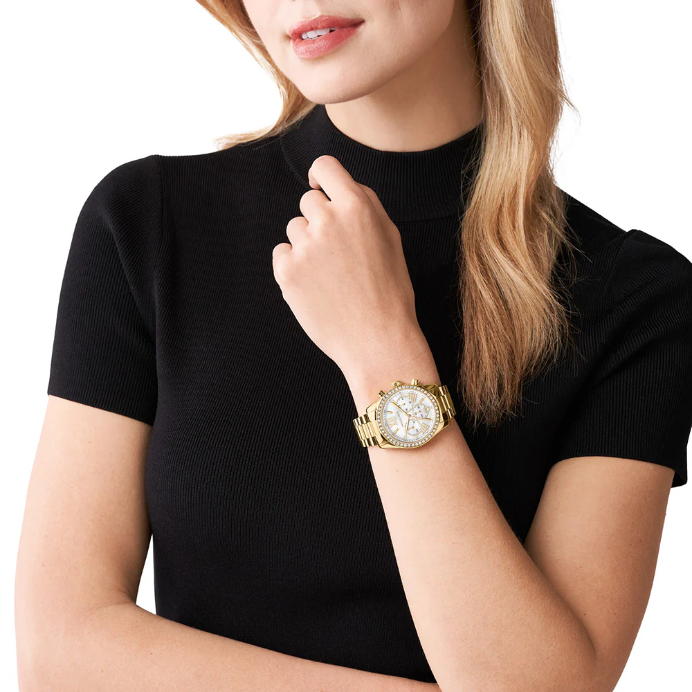 Michael Kors MK7241 Lexington Lux Gold Tone Womens Watch - Image 4