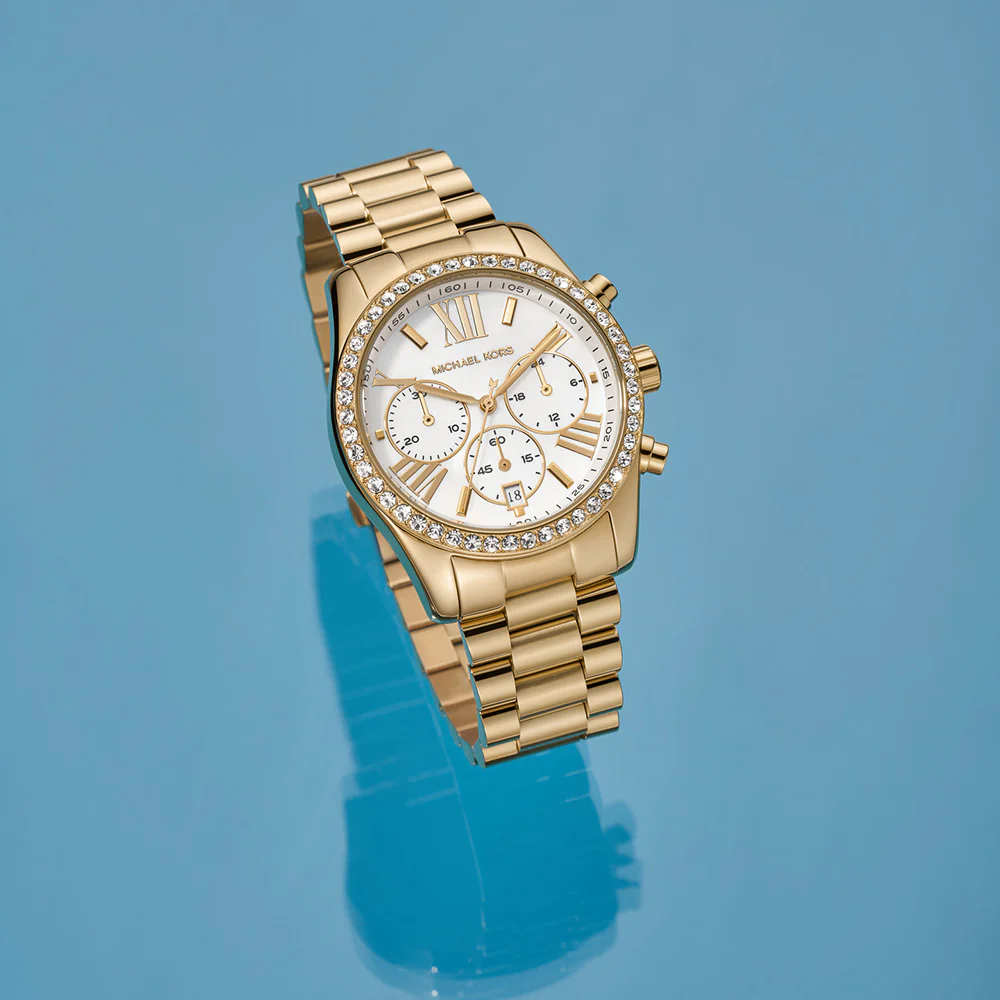 Michael Kors MK7241 Lexington Lux Gold Tone Womens Watch - Image 5