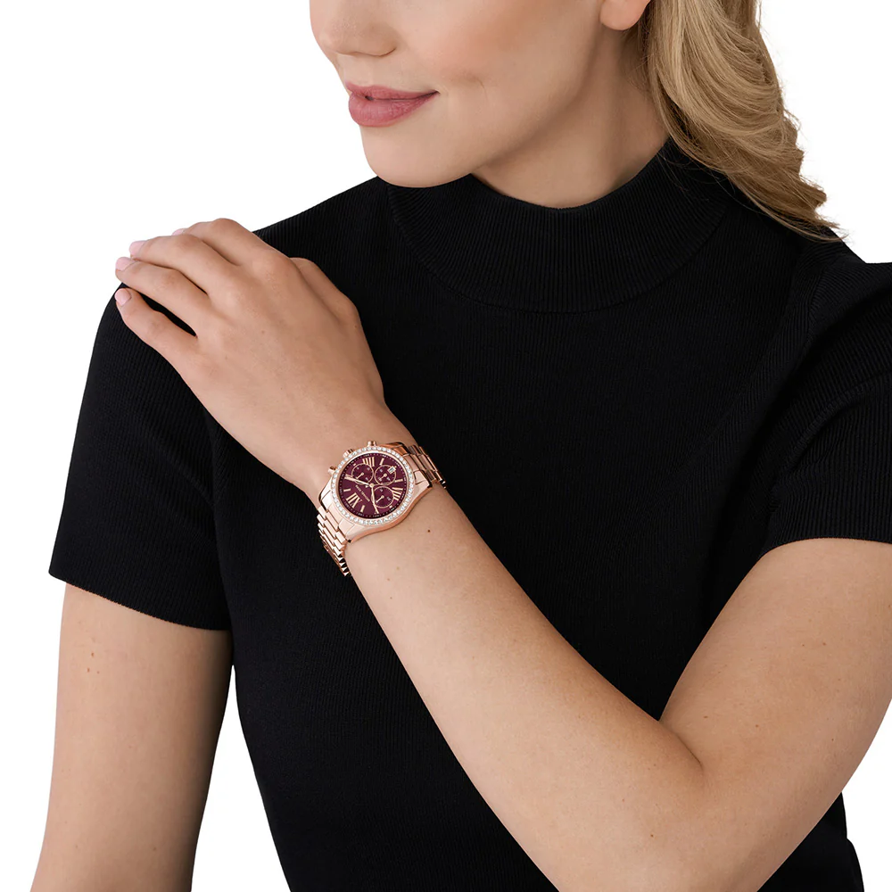 Michael Kors MK7275 Lexington Lux Rose Tone Womens Watch - Image 4