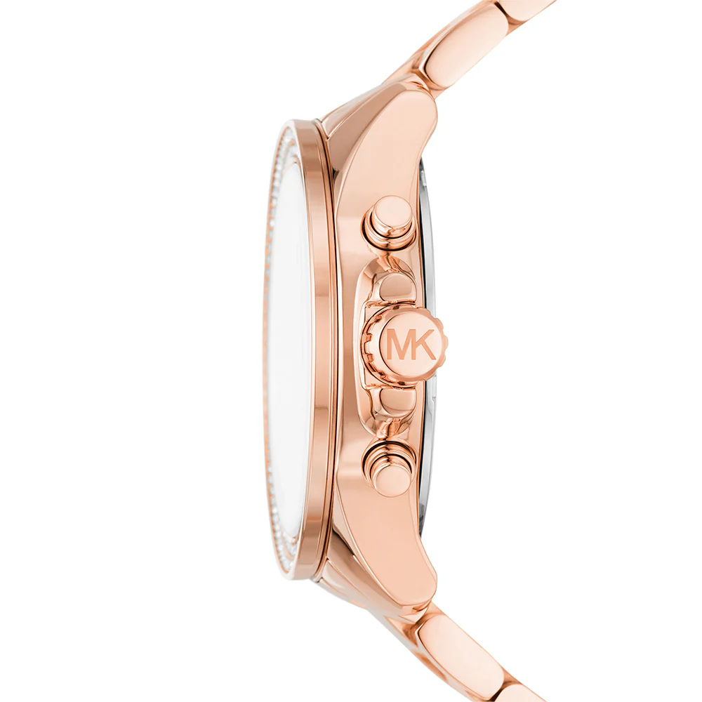 Michael Kors MK7430 Wren Rose Gold Chronograph Ladies Watch - Image 2