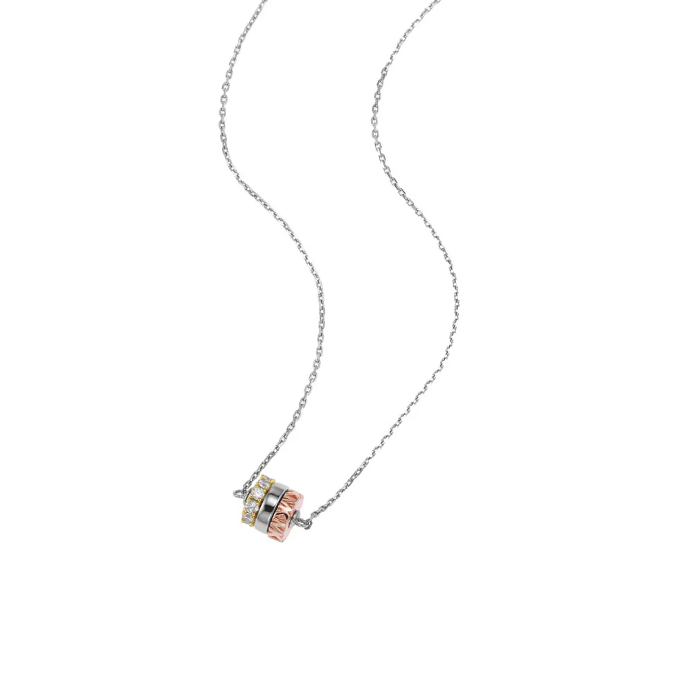 Michael Kors Multi Tone Gold And Rose Gold Plated Sterling Silver Premium Pendant With Chain - Image 3