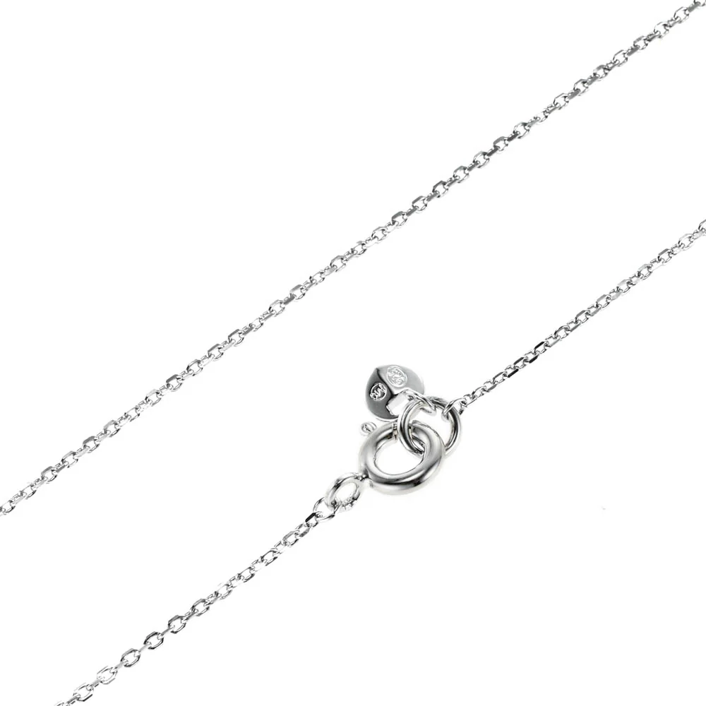Michael Kors Sterling Silver Premium Pave Cushion Cut Pendant with Chain - Image 4