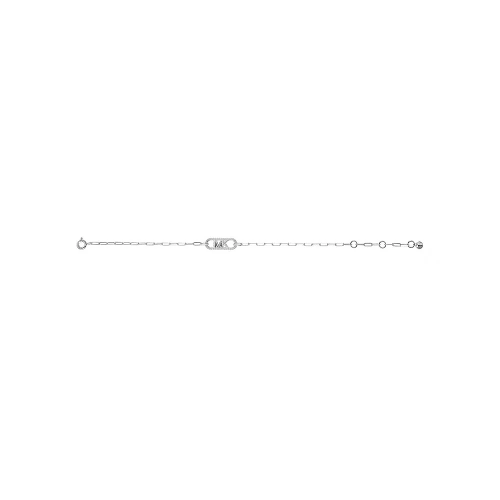 Michael Kors Sterling Silver Premium Pave Empire Link Bracelet - Image 4