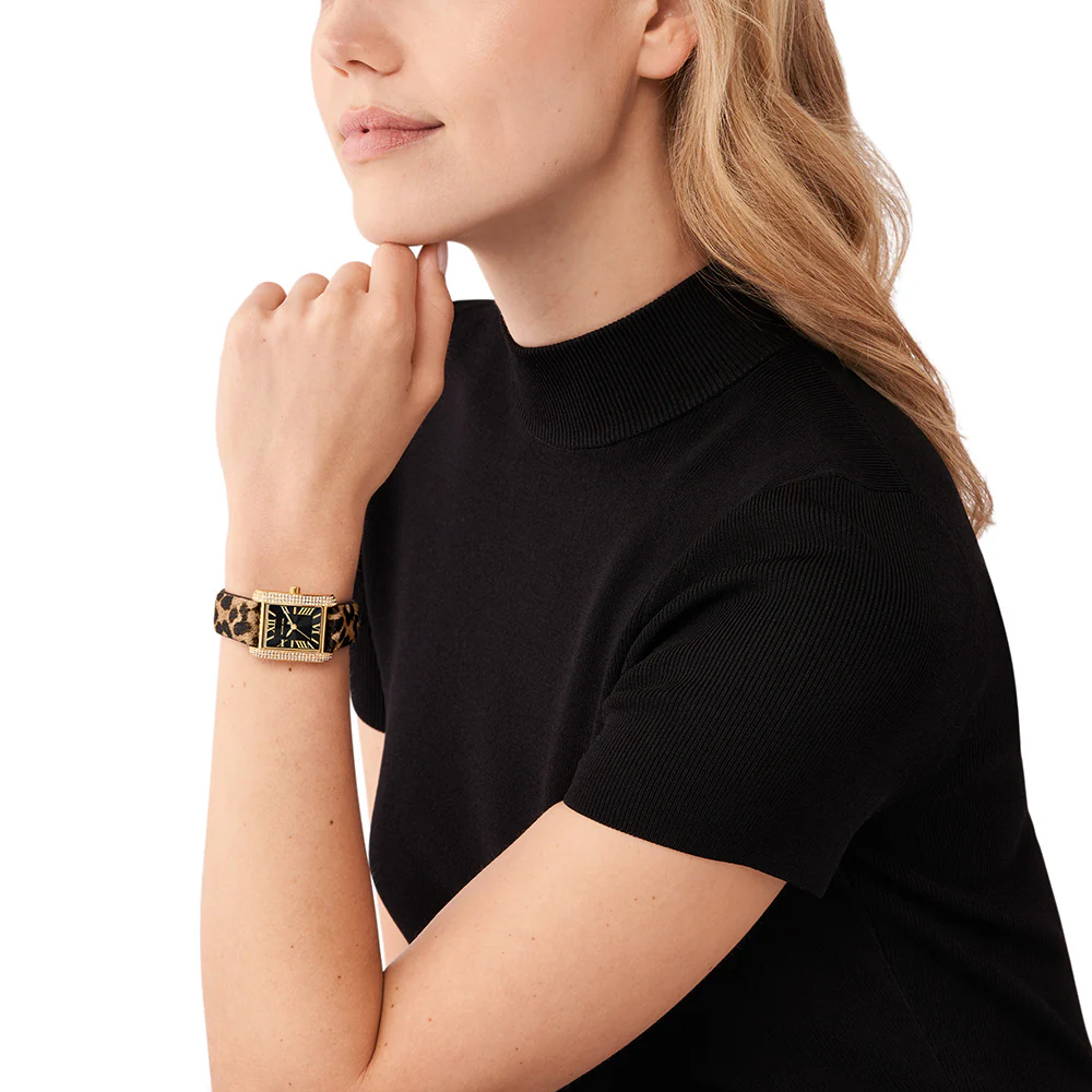 Michale Kors MK7387 Emery Leopard Print Ladies Watch - Image 4
