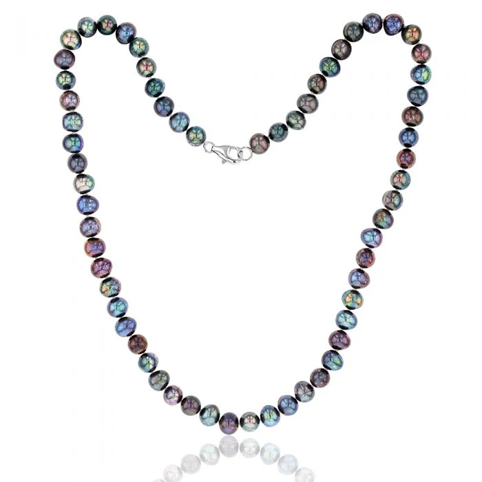 Peacock Freshwater Pearl Boxed Set with Sterling Silver Clasp - Image 6