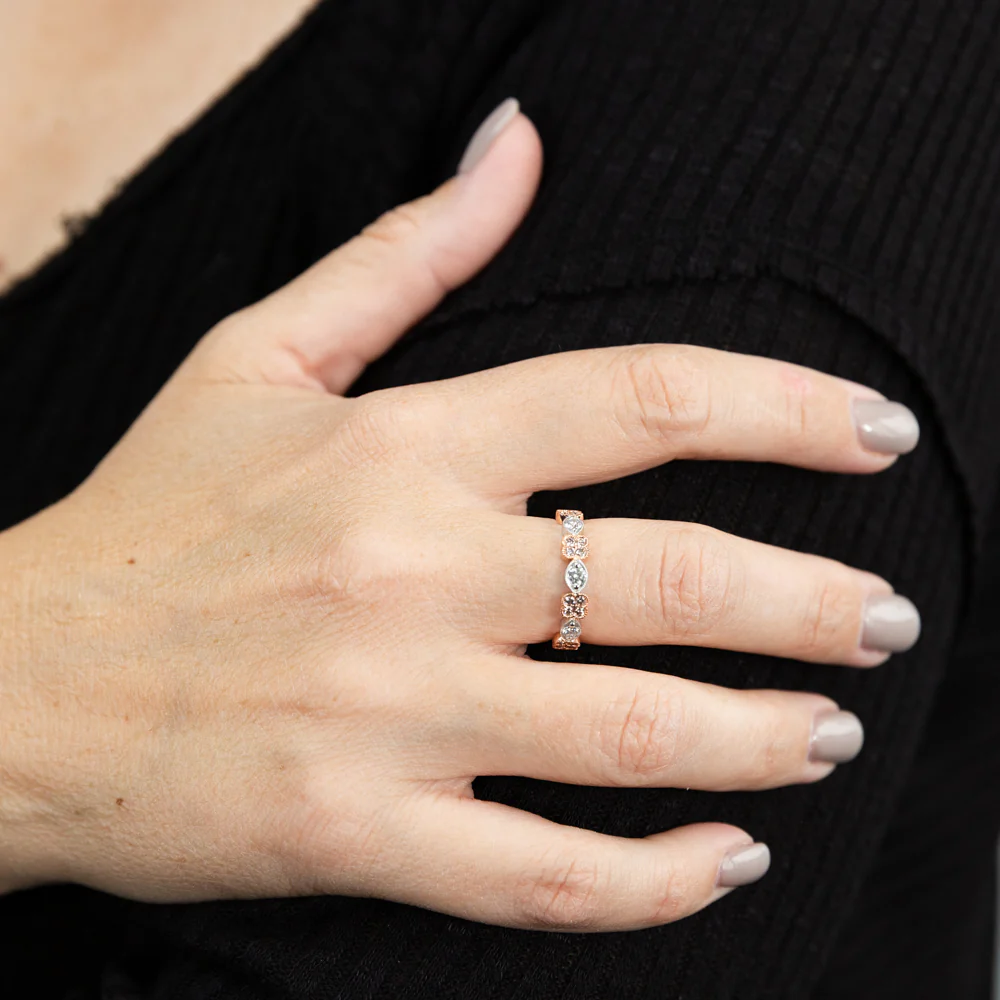 Pink Diamond 18ct White Gold Fancy Diamond Ring - Image 3