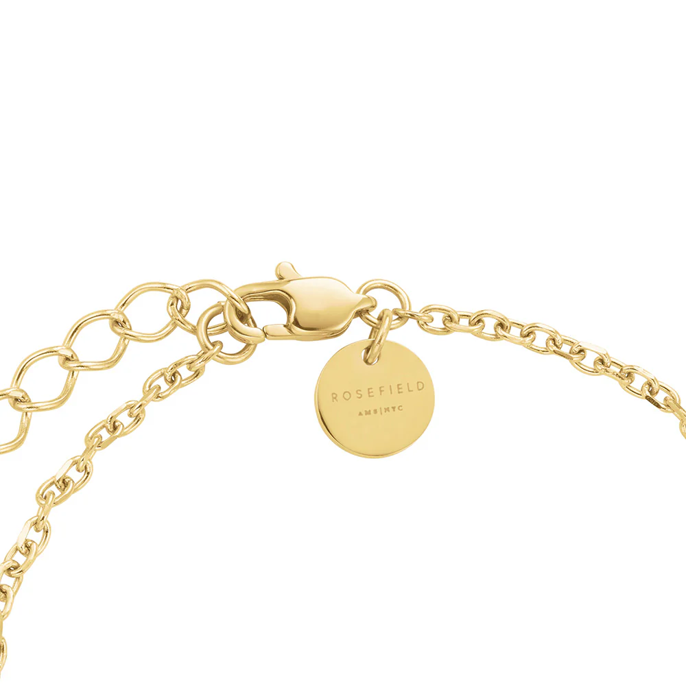 Rosefield Bold Solitary Charms Gold Bracelet - Image 3