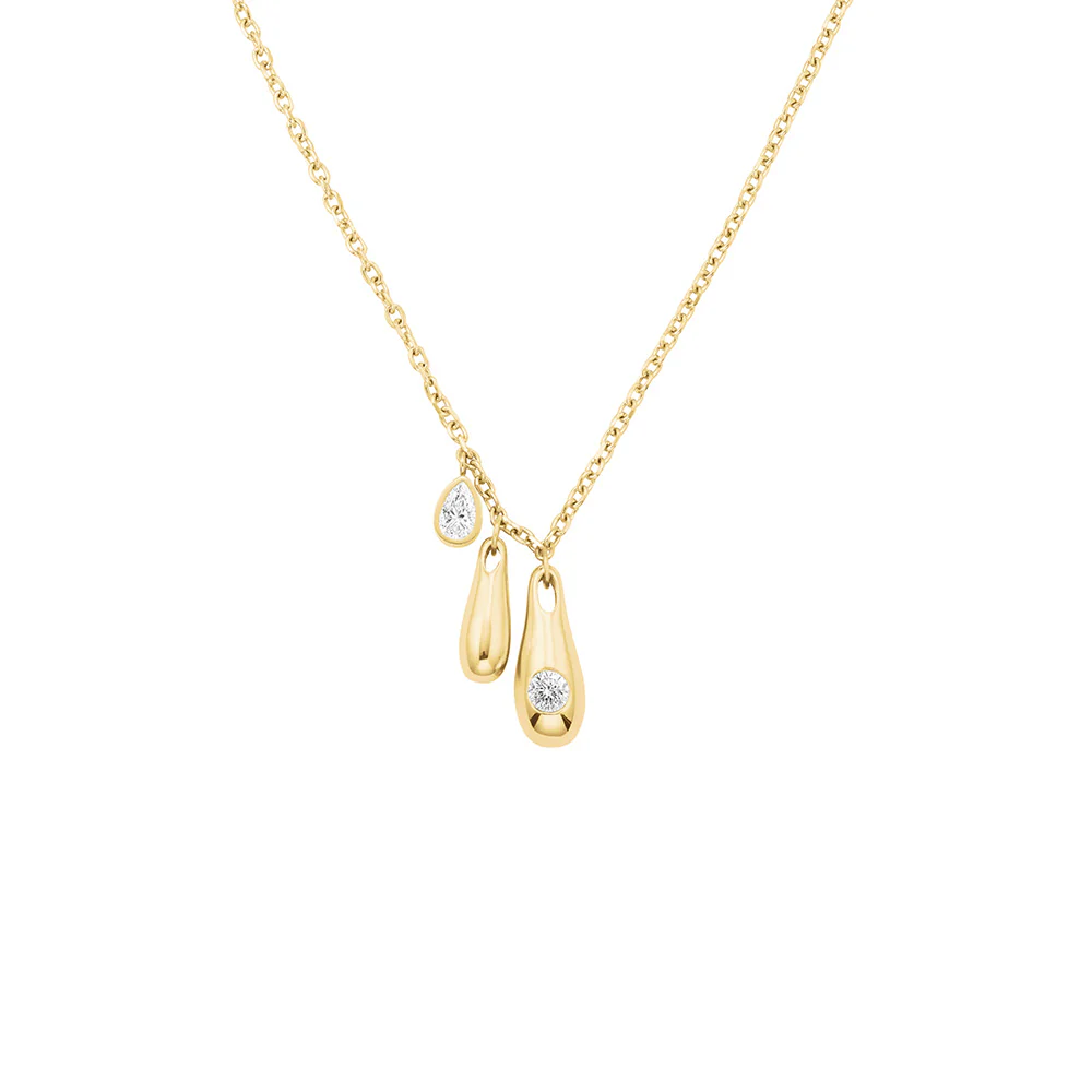 Rosefield Bold Solitary Charms Gold Necklace - Image 2
