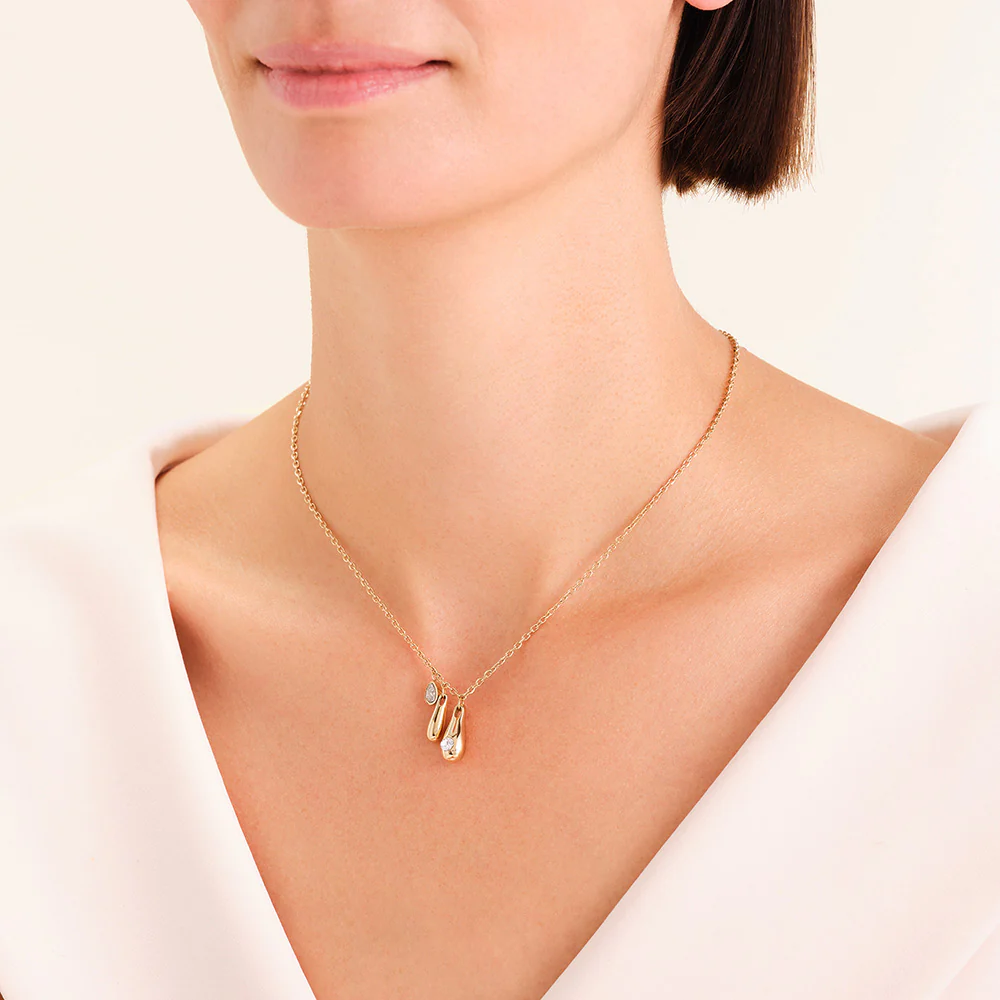 Rosefield Bold Solitary Charms Gold Necklace - Image 5